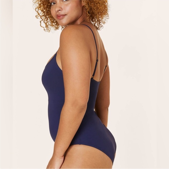 Andie Other - Andie Swimwear The Amalfi One Piece Navy Blue XL NWT